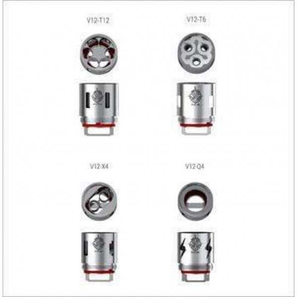 Smok TFV12  Pack of 3 Coils (V12-T6 / V12-Q4)