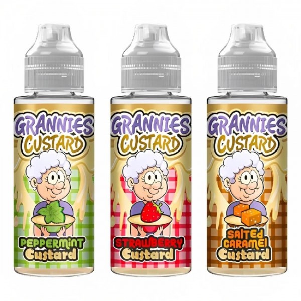 Grannies Custard Shortfill 100ml E-Liquid