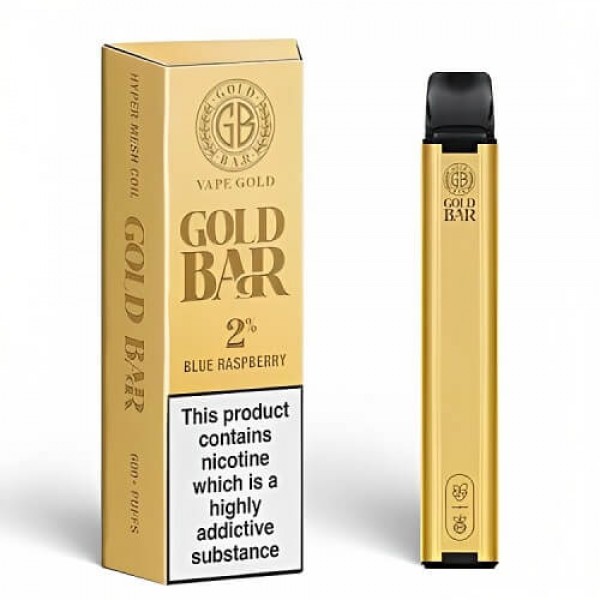 Gold Bar 600 Puff Disposable Vape Pod Device - 20MG