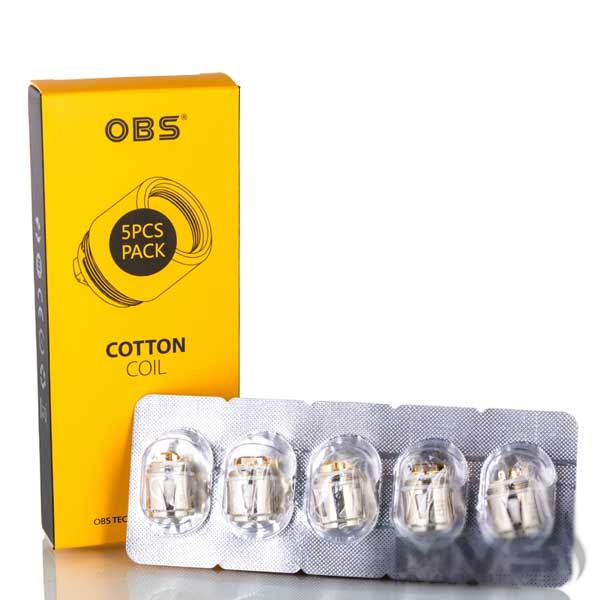 OBS Cube M1 Mesh Replacement Coils (5Pcs) 0.2ohm