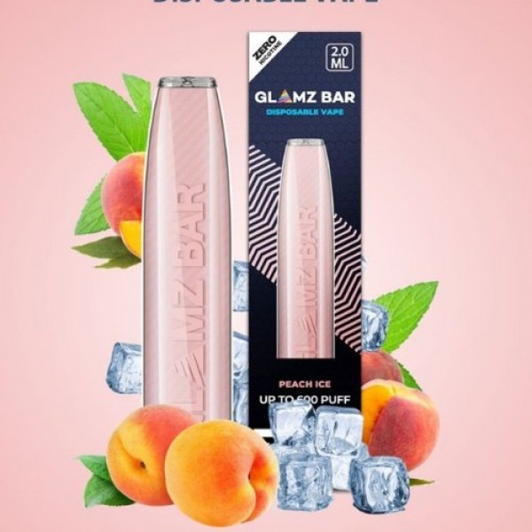 Glamz Bar 600 Puff Disposable Vape Pod Pen - 0MG