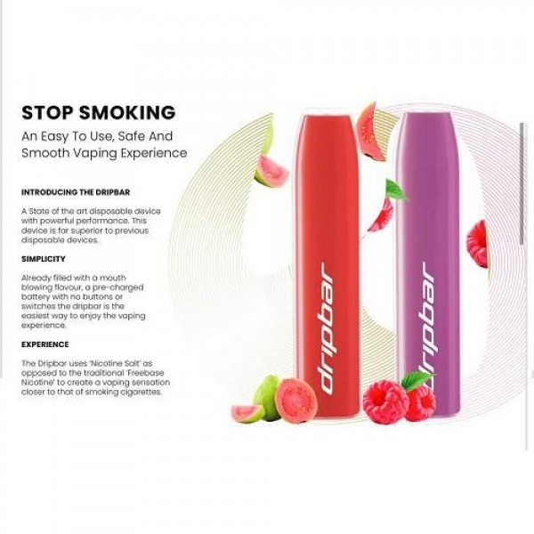 Drip Bar 600 Puff Disposable Vape Pod Device - 20MG