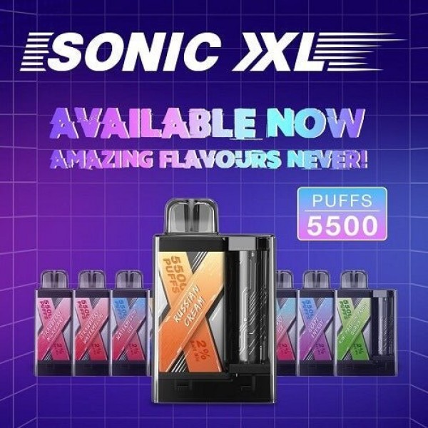 Sonic XL 5500 Disposable Vape Pod Device | 20MG