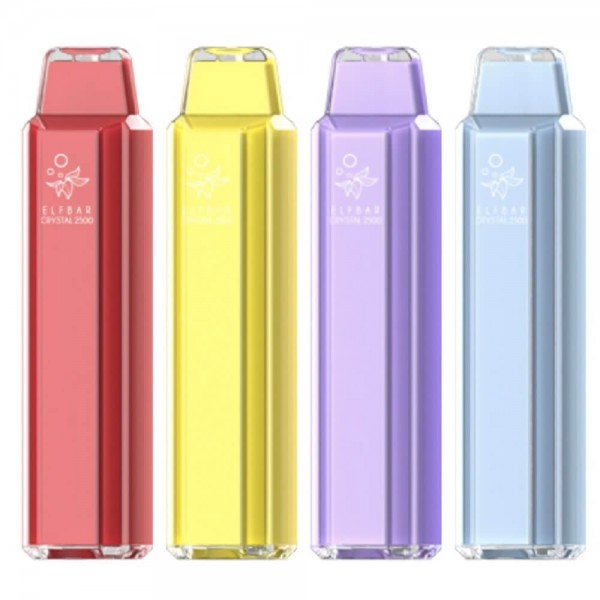 Elf Bar Crystal 2500 Disposable Vape Pod Device - 20MG