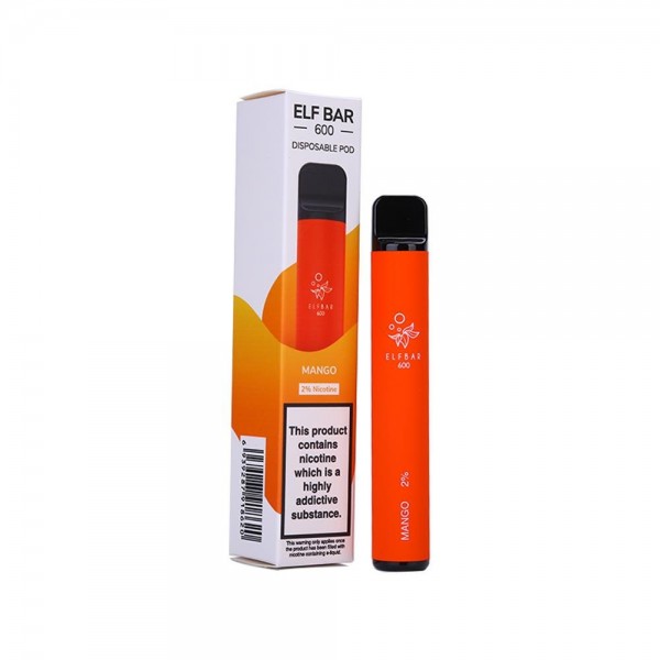 ELF BAR 600 DISPOSABLE VAPE POD DEVICE