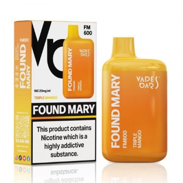 Found Mary FM600 Disposable Vape Pod Device - 20MG